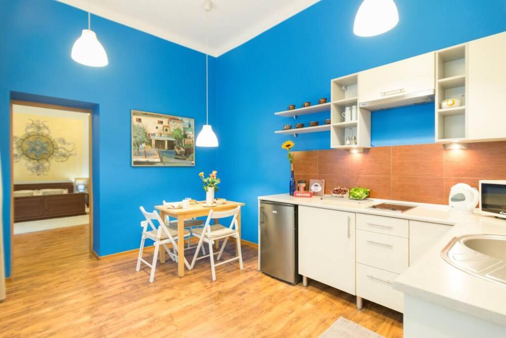 The Quiet Blue Home In The City Center! Krakow Exterior photo